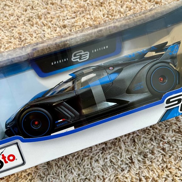 Bugatti Bolide Blue 1:18 Special Edition Diecast Model Car by Maisto (New) - Picture 3 of 11